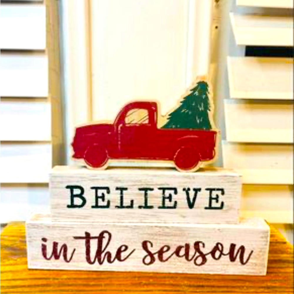 *Believe in the Season Truck Stackers Set of 3